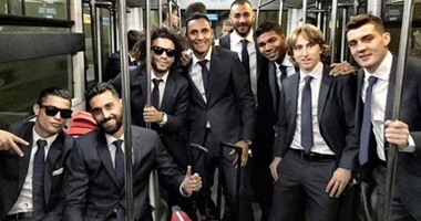 بالصور.. ريال مدريد يغادر إلى السويد لمواجهة مالمو