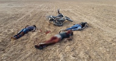  8 جثث لإرهابىّ الواحات تصل لمشرحة زينهم