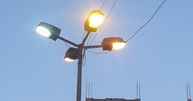 صحافة المواطن..أعمدة الإنارة مضاءة نهاراً فى سموحة بالإسكندرية