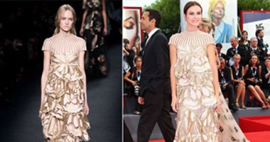 بالصور.. مقارنة كاسيا سموتنياك بعارضة أزياء "Valentino"