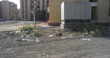بالصور.. حى 25 يناير المنشأ حديثا يتحول إلى عشوائيات فى الوادى الجديد