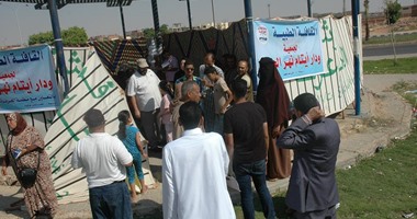 بالصور.. "نهر الحياة" بالعاشر تنظم قافلة طبية لأهالى "ابنى بيتك"