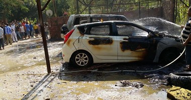 السيطرة على حريق بسيارة ملاكى دون خسائر بشرية ببنها