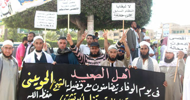  300 صعيدى حضروا لكفر الشيخ لمساندة "الحوينى"