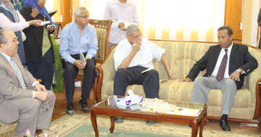 وزير الإسكان ومحافظ المنوفية يزوران جامعة السادات بالمنوفية