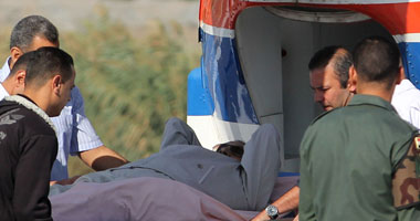 نقل مبارك بطائرة هليكوبتر إلى مقر أكاديمية الشرطة 
