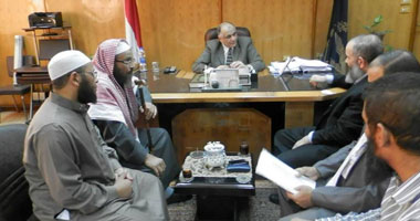 وفد من "النور" يلتقى محافظ بنى سويف ومدير الأمن لبحث تنمية المحافظة