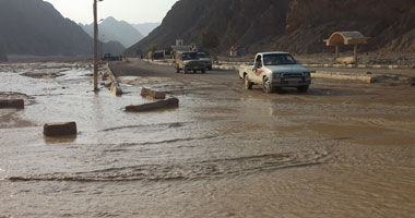 سيول متوسطة تضرب نويبع ولا خسائر فى الأرواح أو المنشآت