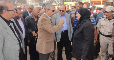محافظ المنيا يتفقد جامعة الأزهر بالبهنسا 