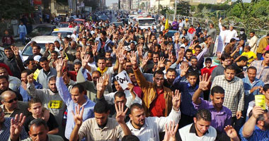 مسيرة للإخوان بمنطقة برج العرب غرب الإسكندرية