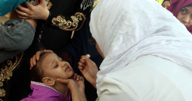 بدء حملة التطعيم ضد شلل الأطفال فى الوادى الجديد