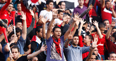 ألتراس أهلاوى يهتف للأهلى بعد هدف غانا