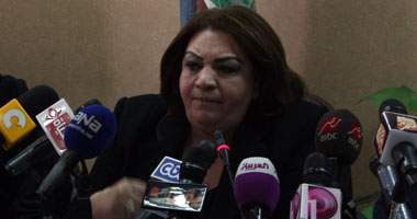 تهانى الجبالى تقود مؤتمرا شعبيا ببورسعيد لدعم المشير
