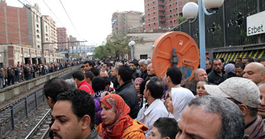بالصور.. "المترو": انتظام حركة الخط الأول والأعطال سببها الأمطار 