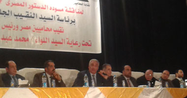 سامح عاشور بدمياط: إقرار الدستور الجديد يصب فى صالح ثورة يونيو