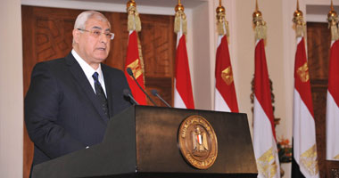 الرئيس يلقى كلمة غدا للشعب المصرى بمناسبة إقرار الدستور