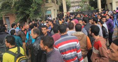 تظاهر طلاب الإخوان بفرع جامعة الأزهر بطنطا 