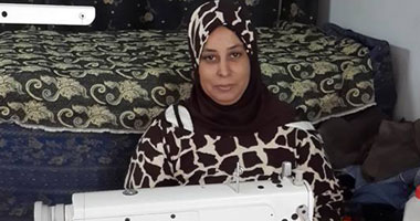 نجلاء "ست بمية راجل" تحدت الظروف بـ"ماكينة خياطة" 
