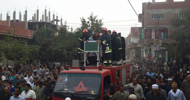 جنازة شهيد الواجب فى الشرقية تتحول لتظاهرة ضد الإرهاب