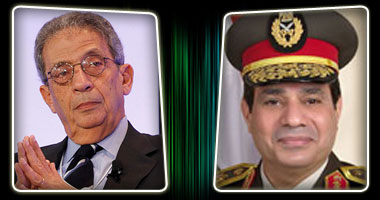 عقب لقائه بـ"السيسى" فى وزارة الدفاع.. عمرو موسى: المشير حسم ترشحه للرئاسة بشكل قاطع.. وسيعلن خوضه الانتخابات رسمياً أول مارس.. وزير الدفاع أشاد بثورتى 25 يناير و30 يونيو.. وتعهد بدور بارز للشباب