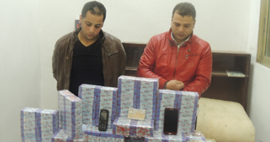 ضبط تاجر ملابس وآخر بحوزتهما 25 ألف قرص مخدر فى نبروه بالدقهلية