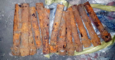 العثور على13 صاروخا مضادا للدبابات من مخلفات الحرب فى فاقوس بالشرقية