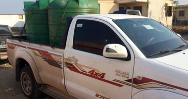 كمين أمنى بمنيا القمح يضبط 2000 لتر سولار قبل ترويجها بالسوق السوداء