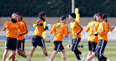 بالصور.. ريال مدريد يواصل استعدادته لمواجهة إلتشى فى "الليجا" 