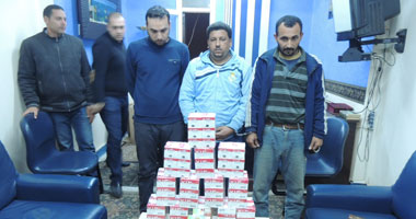 ضبط ثلاثة أشخاص بحوزتهم 10200 قرص "ترامادول" المخدر