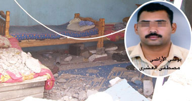 النيابة تعاين آثار الاعتداء على أرض "الفاروق عمر" بأكتوبر
