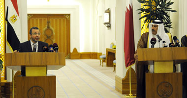 بالصور.. بدء لقاء "قنديل" بوفد رجال الأعمال "المصرى_القطرى"