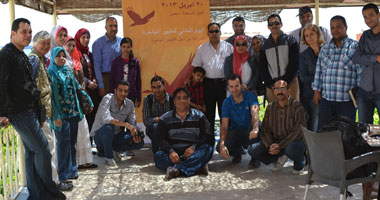 بالصور.. احتفال وزارة البيئة باليوم العالمى لهجرة الطيور الحوامة