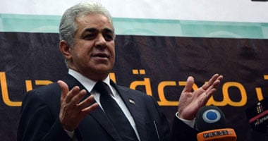 وصول حمدين صباحى لاجتماع جبهة الإنقاذ بحزب الوفد