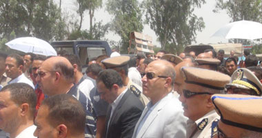 جنازة عسكرية لشهيد الشرطة بالقليوبية.. وزملاؤه يتوعدون بالقصاص