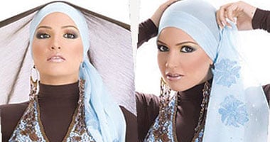 الابتكار فى ربط طرحة الحجاب يكسبك أناقة متميزة