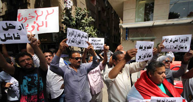 انضمام مسيرة المثقفين إلى مسيرة نادى الجزيرة