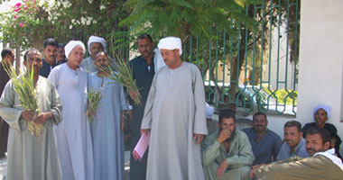 مظاهرة بالفيوم احتجاجا على نقص مياه الرى
