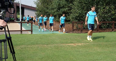 محمد صلاح يشارك فى تدريبات تشيلسى اليوم