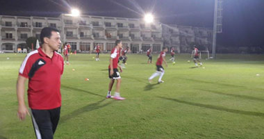 بالصور.. المنتخب الأوليمبى يواصل الاستعدادات لودية البحرين