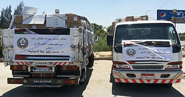 بالصور.. عضو قافلة متجهة لغزة: أشكر مصر على تسهيل عبور المساعدات