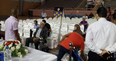 بالصور..استعدادات الزمالك قبل انطلاق مؤتمر"العميد"