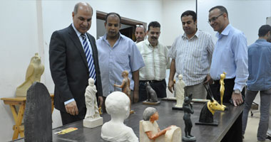 بالصور.. افتتاح متحف آثار بكلية الآداب جامعة كفر الشيخ