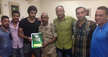بالصور ..رسميا الطلائع يتعاقد مع عرفة السيد مهاجم الزمالك 