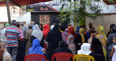 إقبال كثيف للناخبين فى مركز جرجا بسوهاج 