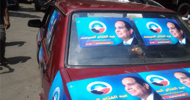 سيارة لحزب النور تطوف شوارع شبرا الخيمة لحشد الناخبين