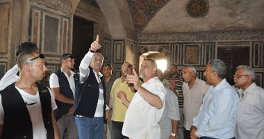 بالصور.. وزير الآثار يعلن انتهاء مشروع ترميم بمسجد سارية الجبل بالقلعة