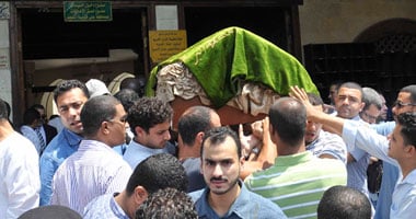 تشييع جنازة الأميرة هند الفاسى بالسيدة نفيسة