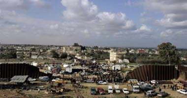 رفح المصرية تحتفل بالعيد مع غزة