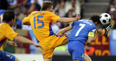 تعادل إيجابى بين إيطاليا ورومانيا فى "يورو 2008"