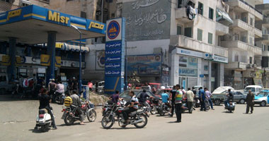 استمرار أزمة البنزين فى محافظة دمياط